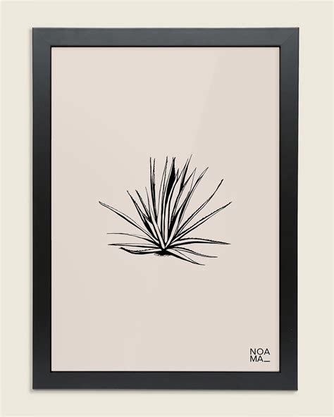 Agave Framed Art Print Noama