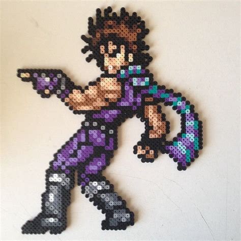 Joseph Joestar Jojos Bizarre Adventure Perler Sprite By Jyphlosion Jojos Bizarre Adventure