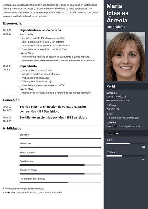 Currículum Vitae Ejemplos Argentina Ejemplos De Resume De Trabajo