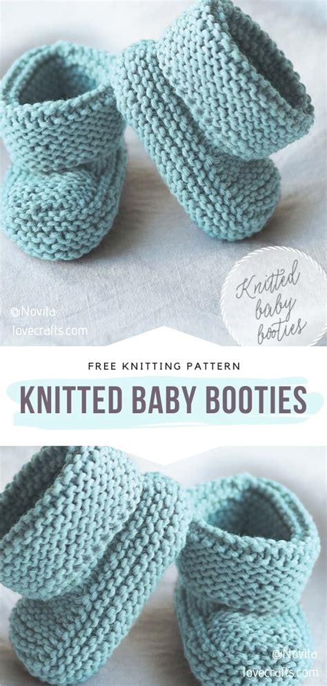 Simply Adorable Baby Booties With Free Knitting Patterns