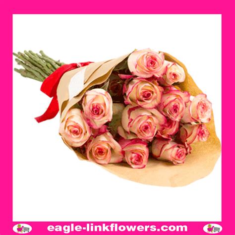 Pink Roses Bouquet Monofloral Bouquets Eagle Link Flowers