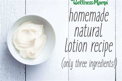 Homemade Lotion Recipe Wellness Mama