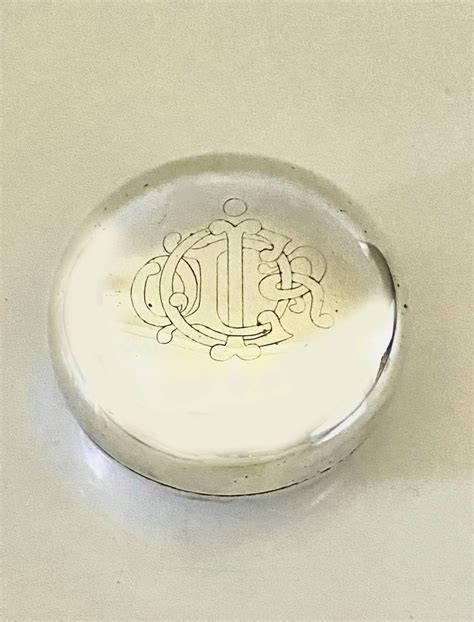 S Christian Dior Silver Bauble Trinket Box For Sale At Stdibs