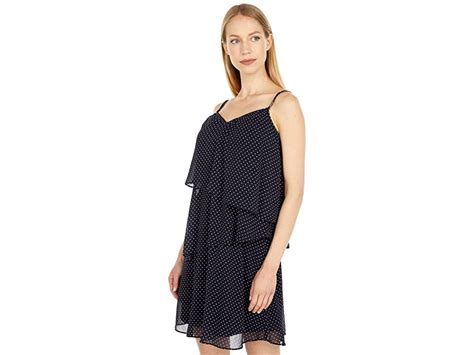 Lauren Ralph Lauren Polka Dot Georgette Sleeveless Dress In 2021 Sleeveless Dress Womens