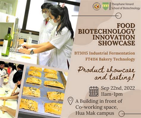 Food Biotechnology Innovation Showcase Assumption University Of Thailand