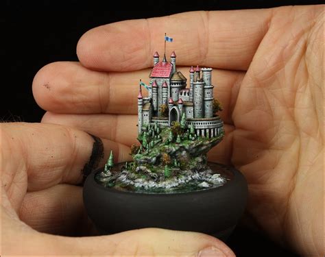 Tutorial Medieval Castle Creating A Mini Diorama Etsy Uk