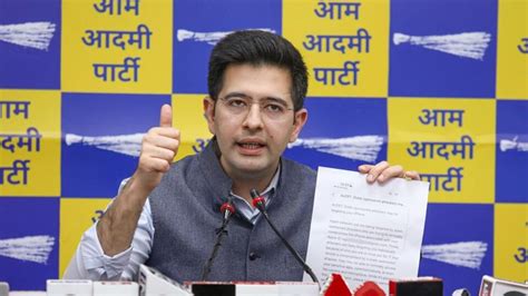 Raghav Chadha Seeks ‘early Meeting With Dhankar To Tender Apology Mint