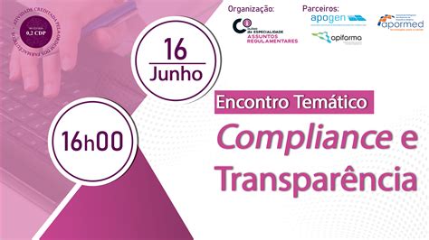 Webinar Compliance e Transparência Eventos Ordem dos Farmacêuticos