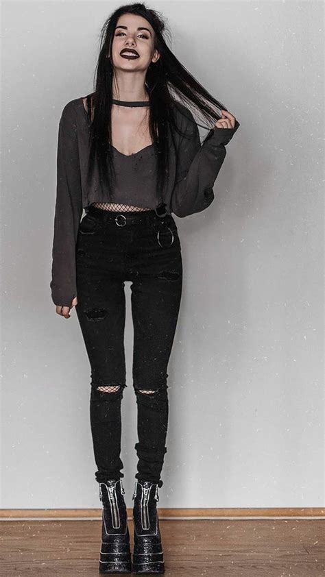 Pin By Spiro Sousanis On Ricky Aimee Edgy Outfits Fashion Outfits Grunge Outfits