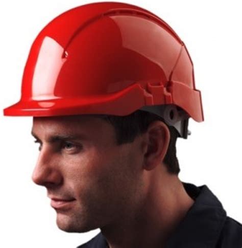 Impa 310303 Linesman Safety Helmet Reduced Peak Red