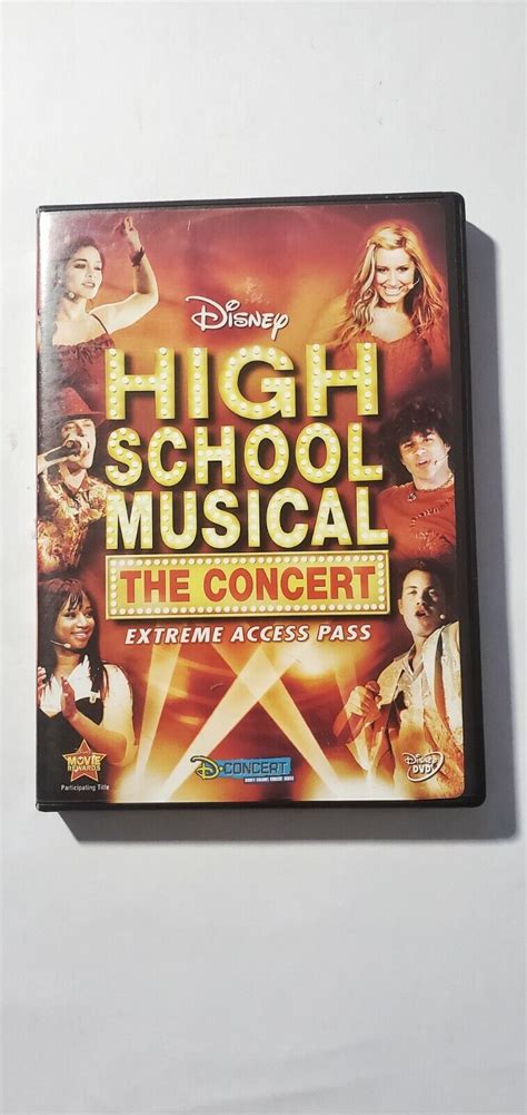High School Musical The Concert Extreme Access Pass Dvd 2007