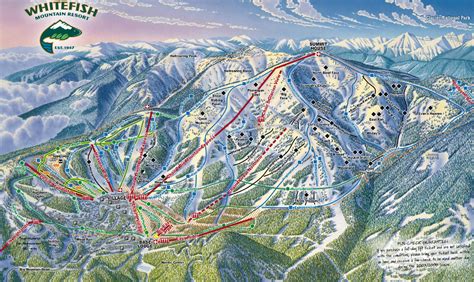 Guide De Station De Ski De Whitefish Mountain Resort Carte H Bergement Vacances De Ski