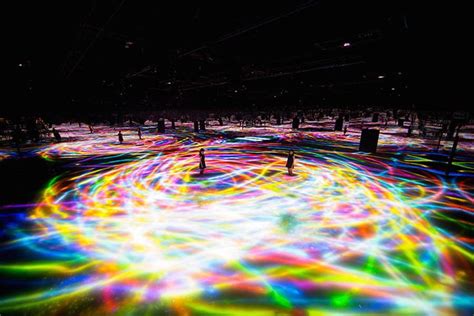 Immersive Digital Art Installation In Tokyo By Teamlab Installation