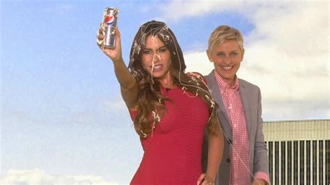 Ellen Interrupts Sofia S Diet Pepsi Commercial Youtube