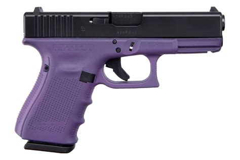 Glock 19 Gen4 9mm Pistol With Cerakote Purple Finish 3 15rd Mag