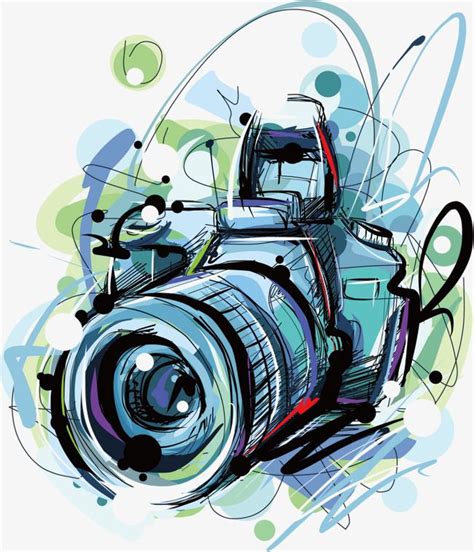 Vector Camera Camera Drawing Camera Illustration Camera Painting