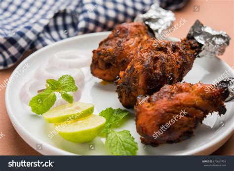 Chicken Tangri Kabab Kebab Chicken Leg Stock Photo 672693754 Shutterstock