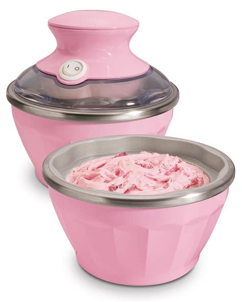 Amazon Com Hamilton Beach Half Pint Soft Serve Ice Cream Maker Pink Ice Cream Maker Kid