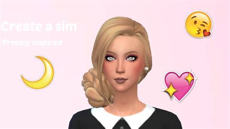 Sims 4 Preppy Sim Cas Youtube