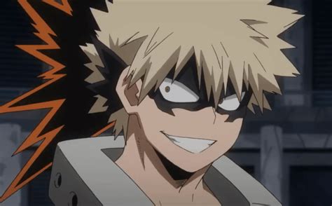 We All Know How Bakugou Usually Smiles His Smile Is Creepy But Like