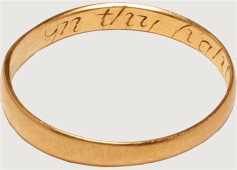 Posy Ring In Thy Sight Is My Delight England Mid 18th Century