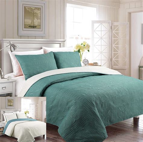 Fancy Linen Fullqueen Fancy Collection 3pc Luxury Bedspread Coverlet