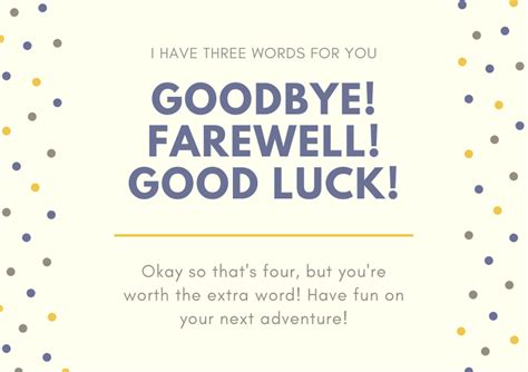 75 Unforgettable Goodbye And Good Luck Messages And Quotes Goodbye And