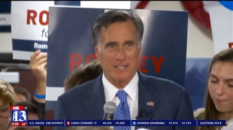 Mitt Romney Wins Election For Utah U S Senate Seat
