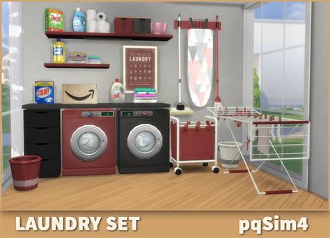 Laundry Set The Sims 4 Custom Content Sims 4 Sims The Sims