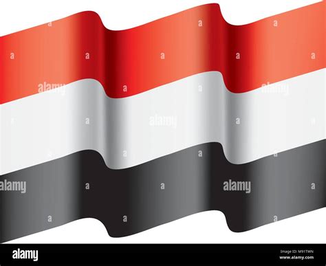 Yemeni Flag Vector Illustration Stock Vector Image And Art Alamy