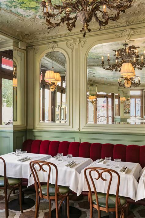 The 17 Most Beautiful Restaurants In Paris In 2021 Bistro Interior