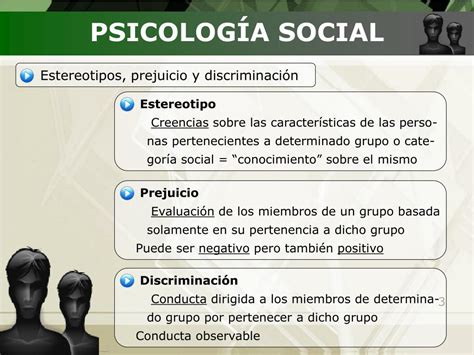 Ppt Estereotipos Prejuicio Y Discriminación Powerpoint Presentation