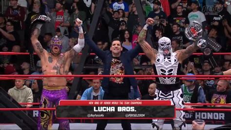 Lucha Bros Win Roh Tag Team Titles In Reach For The Sky Ladder Match At