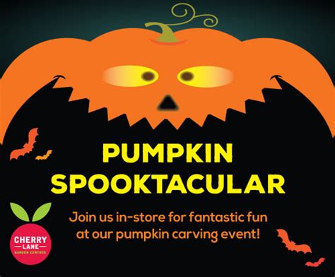 Buy Pumpkin Spooktacular Tickets Online Glebe Garden Centre