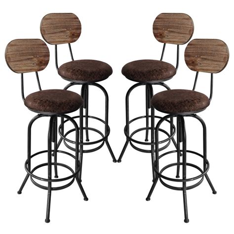 4.6 out of 5 stars. Bar Stools With Backs Set Of 4