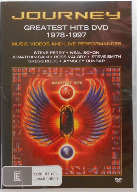 Journey Greatest Hits Dvd 1978 1997