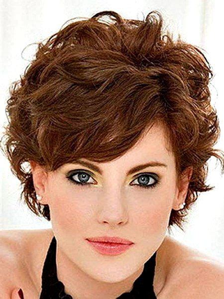 Short Haircuts For Round Faces And Thick Hair Fine Curly Hair Short