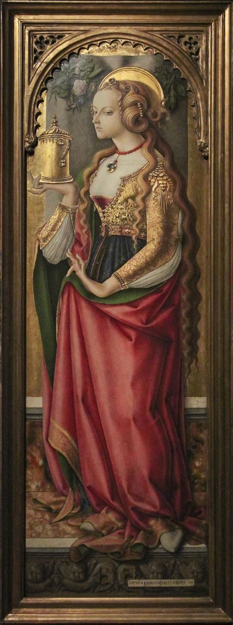 Mary Magdalene Ca1480 Carlo Crivelli Mary Magdalene Renaissance
