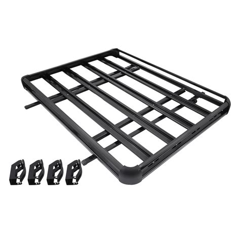 Mophorn Roof Basket Universal Aluminum Roof Rack Basket 63x40 Inch Roof