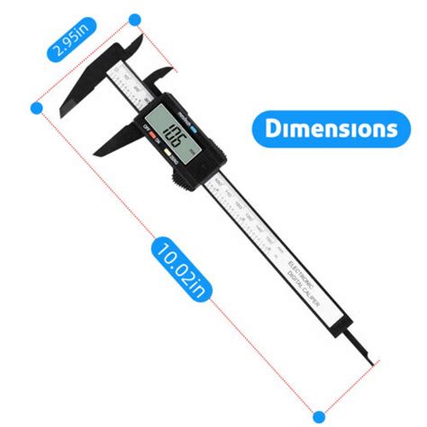 Digital Caliper Vernier Micrometer Electronic Ruler Gauge Meter