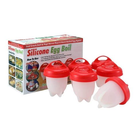 Silicone Hard Boiled Egg Cooker 6pc F 2022 新作