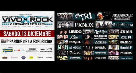 Festival “vivo X El Rock” Veinte Bandas Este Sábado En Parque De La