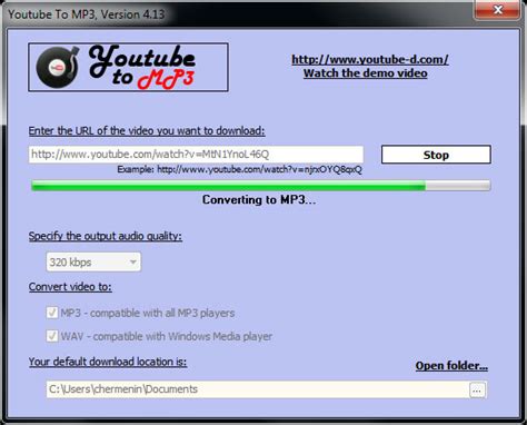 You'll only need a couple of clicks to get started with this converter. YouTube To MP3 - standaloneinstaller.com