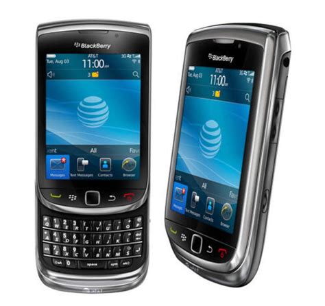 Blackberry Torch 9800 Atandt Smartphone Touchscreen Cell Phone Straight