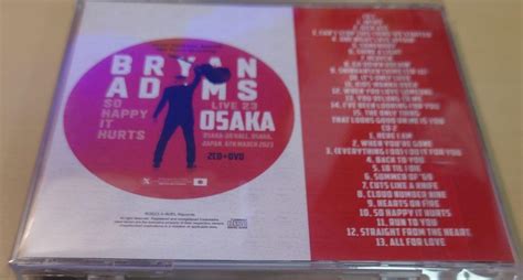Bryan Adams So Happy It Hurts Tour Osaka 2023 2cdr 1dvdr Music Lover Japan
