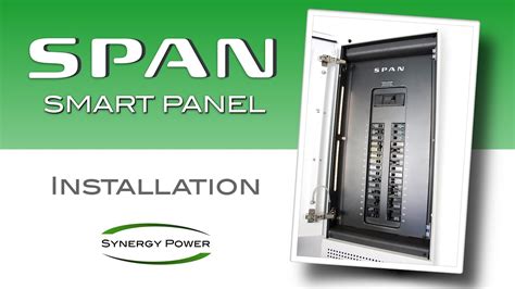 Span Smart Panel Installation Youtube