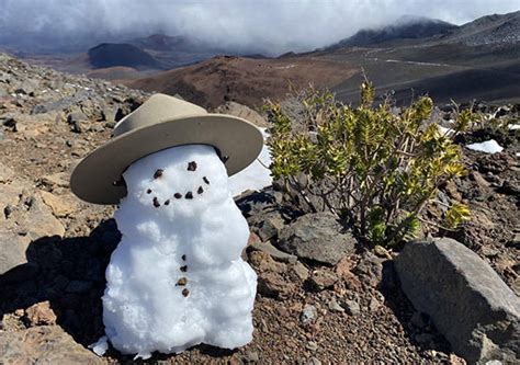 Haleakala National Park Reopens After Winter Storm Brings Snow To Maui