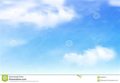 Background with clouds on blue sky. Blue Sky vector | Sky and clouds, Blue sky clouds, Clouds