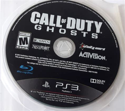 Call Of Duty Ghosts Playstation 3 Ps3 Sin Caratula Cuotas Sin Interés