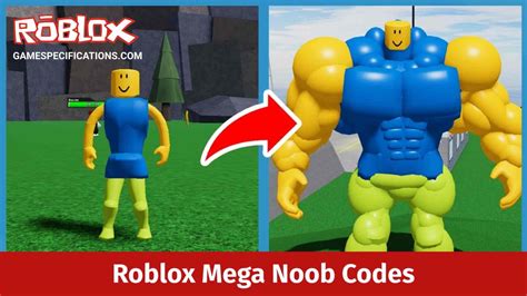 Roblox Mega Noob Simulator Codes January 2024 Game Specifications